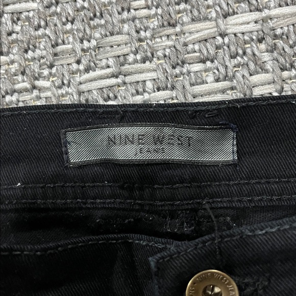 Nine West | Black High Rise Straight Leg Jeans - Picture 4 of 9